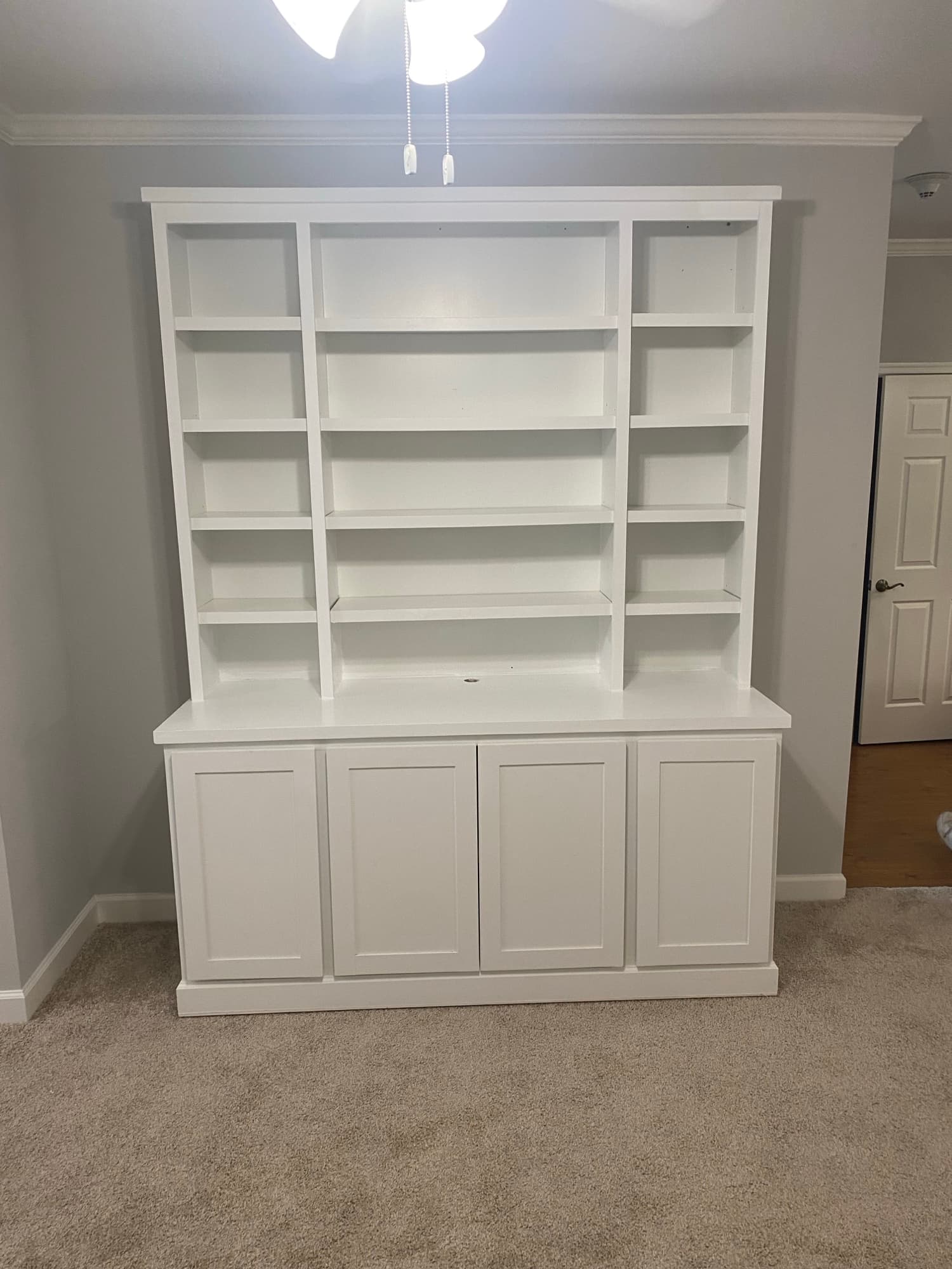Custom walk-in closet cabinetry with drawers and shelving (placeholder photo, replace with a Cooper project)
